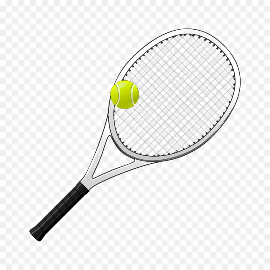 Balle De Tennis，Raquette De Tennis PNG