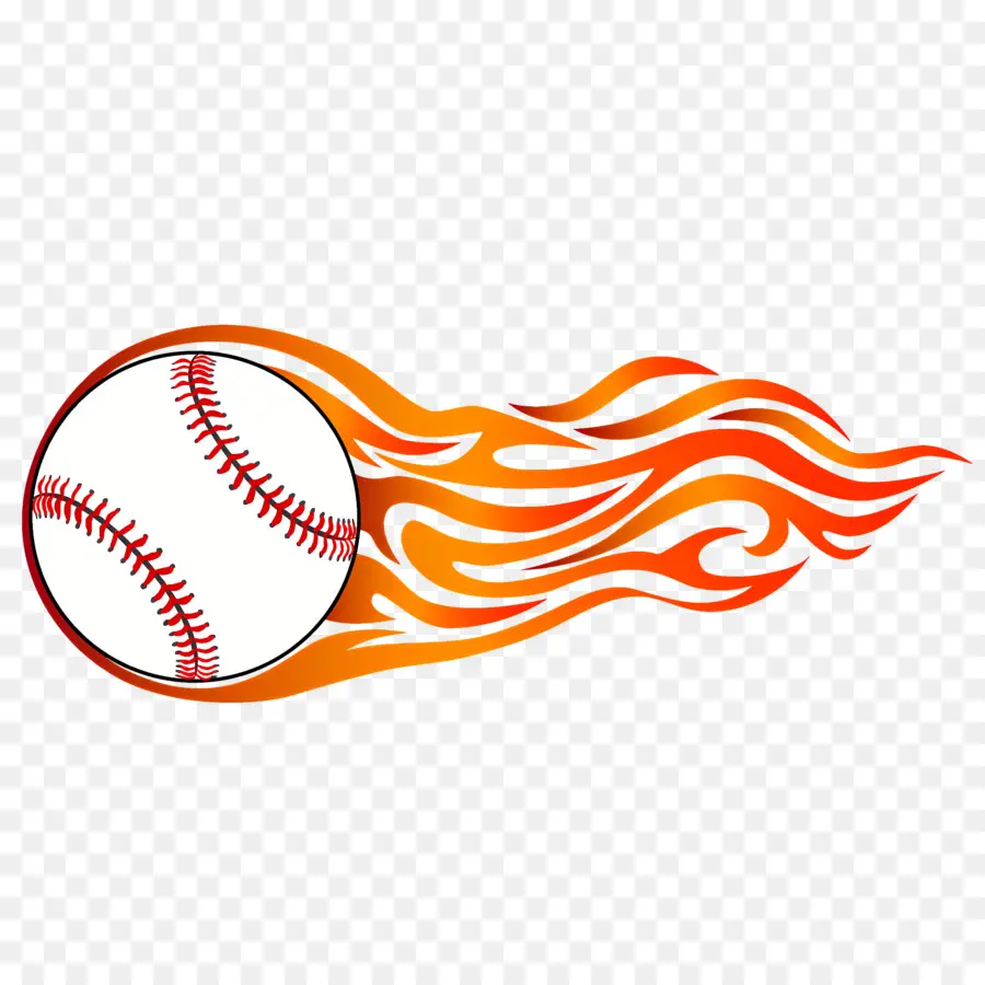 Baseball，Les Flammes PNG