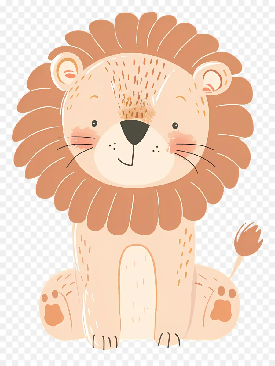 Doodle Lion，Lion PNG