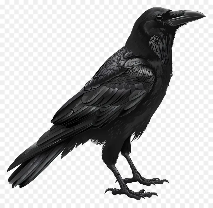 Crow，L'oiseau Noir PNG