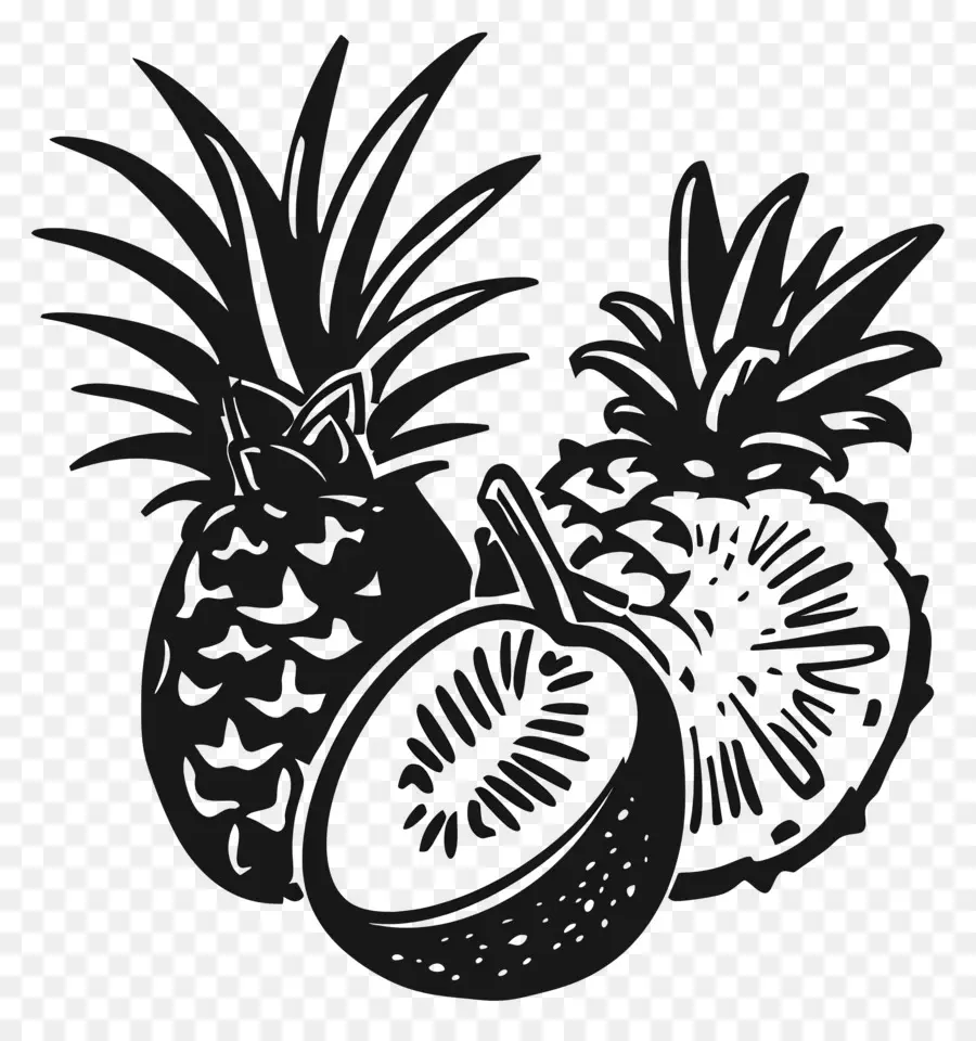 L'été，L'ananas PNG