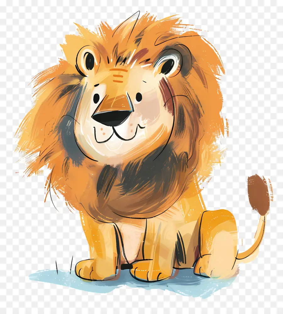 Doodle Lion，Lion PNG