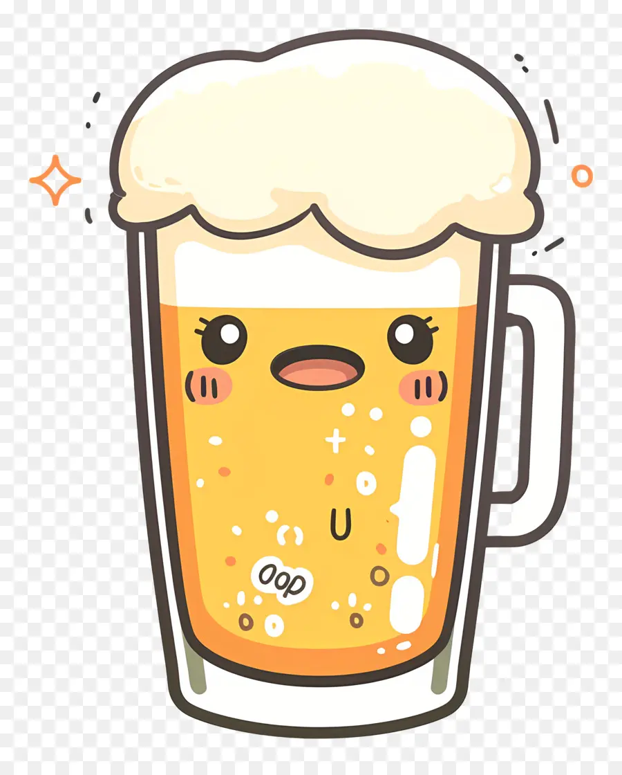 Doodle Bière，La Bière La Mousse PNG