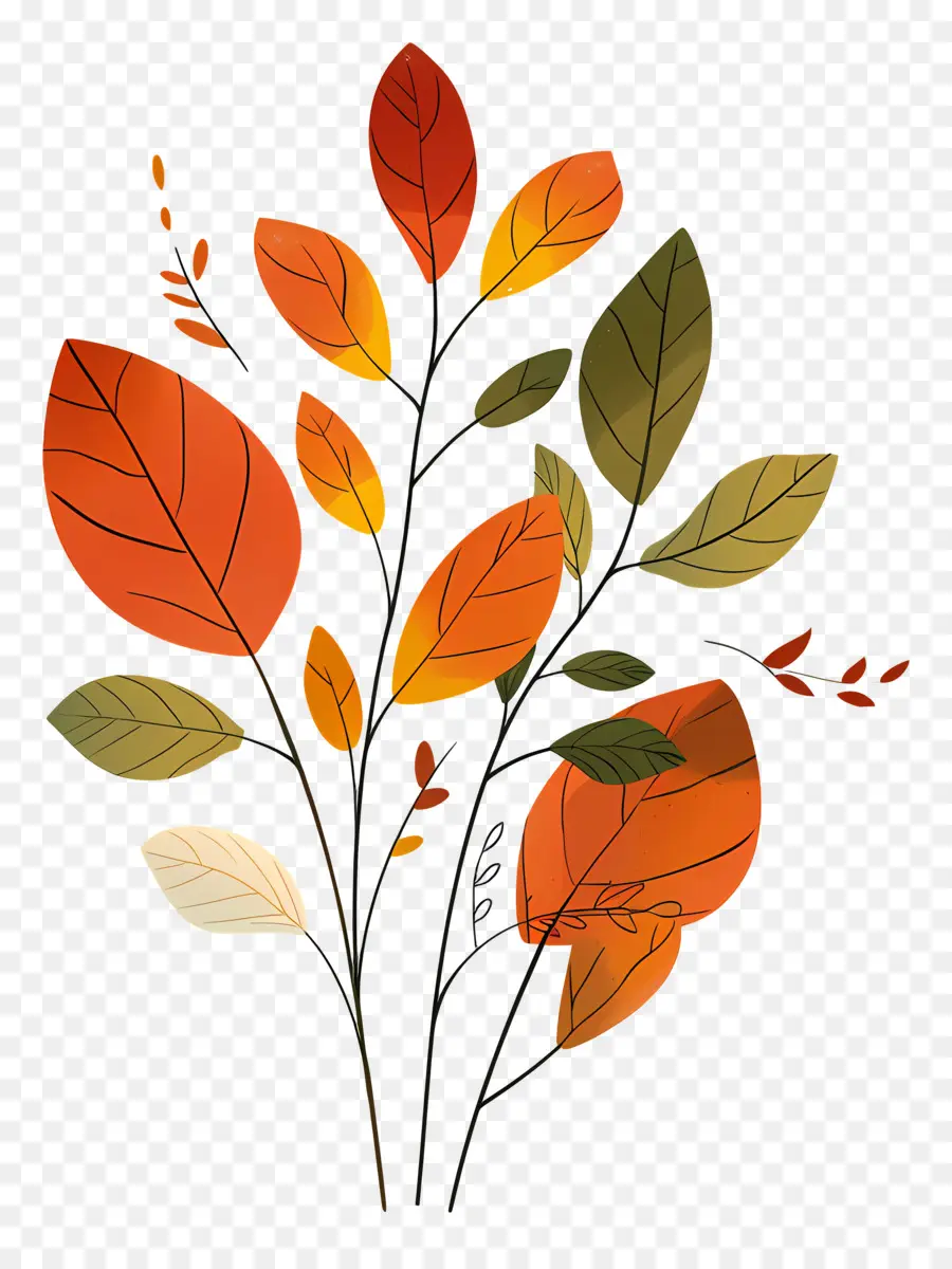 Feuilles D'automne，Bouquet PNG