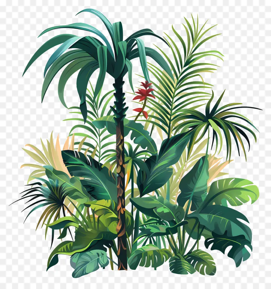 Jungle De Plantes，Plantation Tropicale PNG