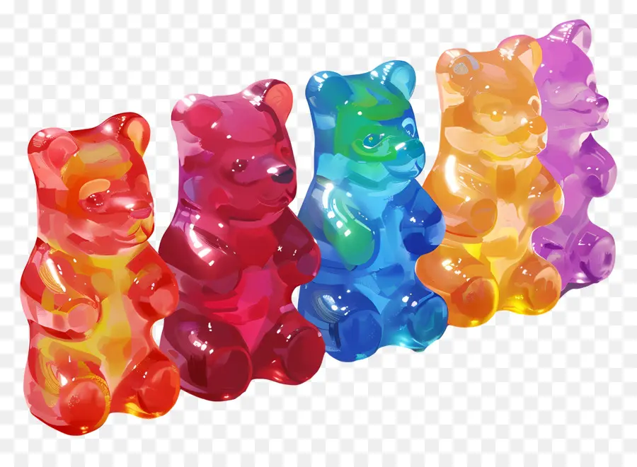 Oursons Gommeux，Bonbons PNG