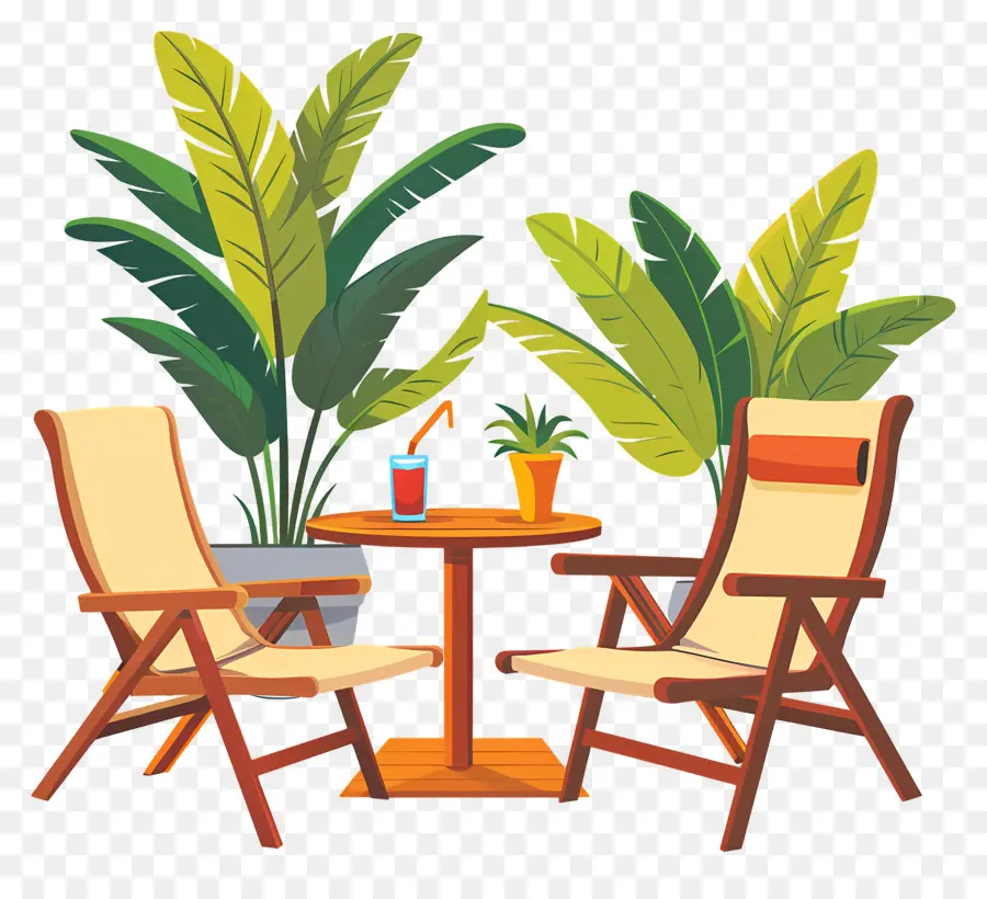 Chaises，Table PNG