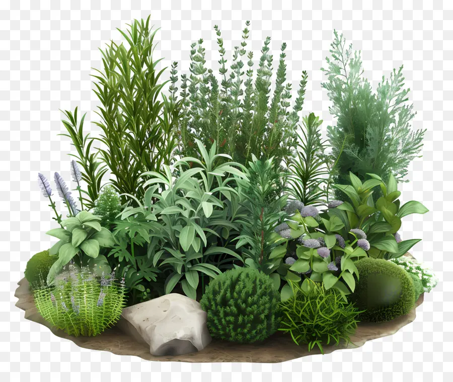 Jardin D'herbes Aromatiques，Jardin PNG