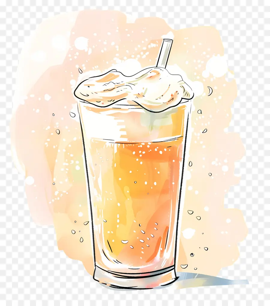 Bière Griffonnage，Milk Shake PNG