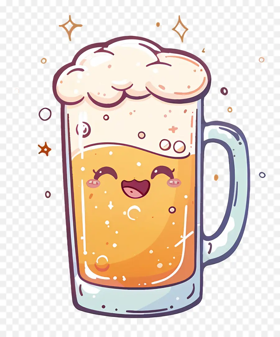 Doodle Bière，Chope De Bière PNG