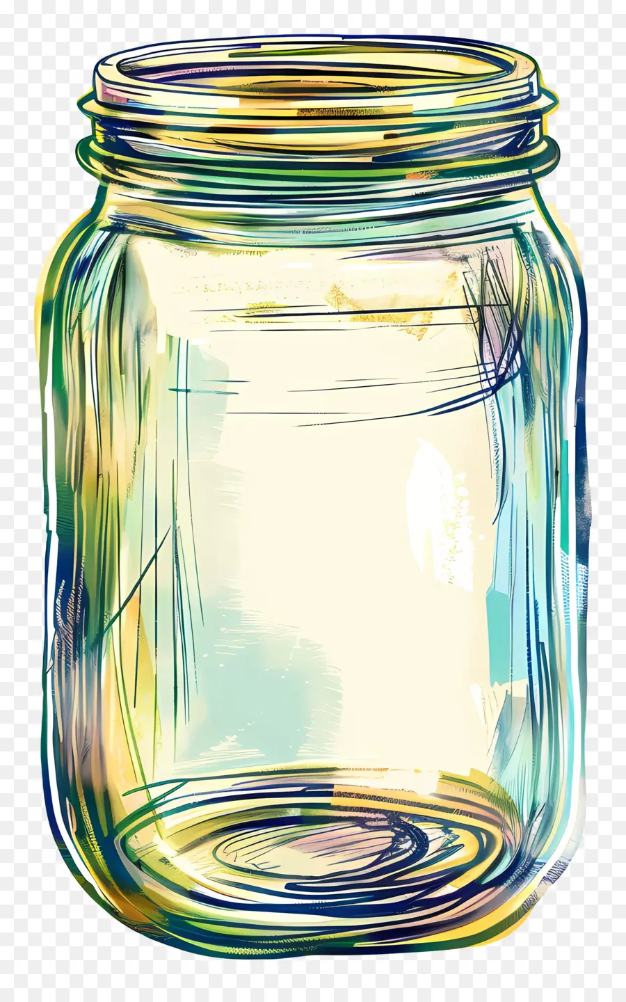 Jar Mason，Bocal En Verre PNG