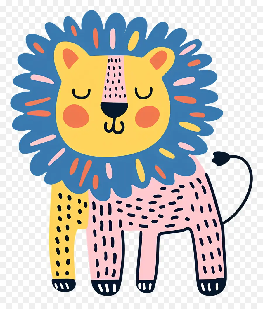 Doodle Lion，Lion PNG