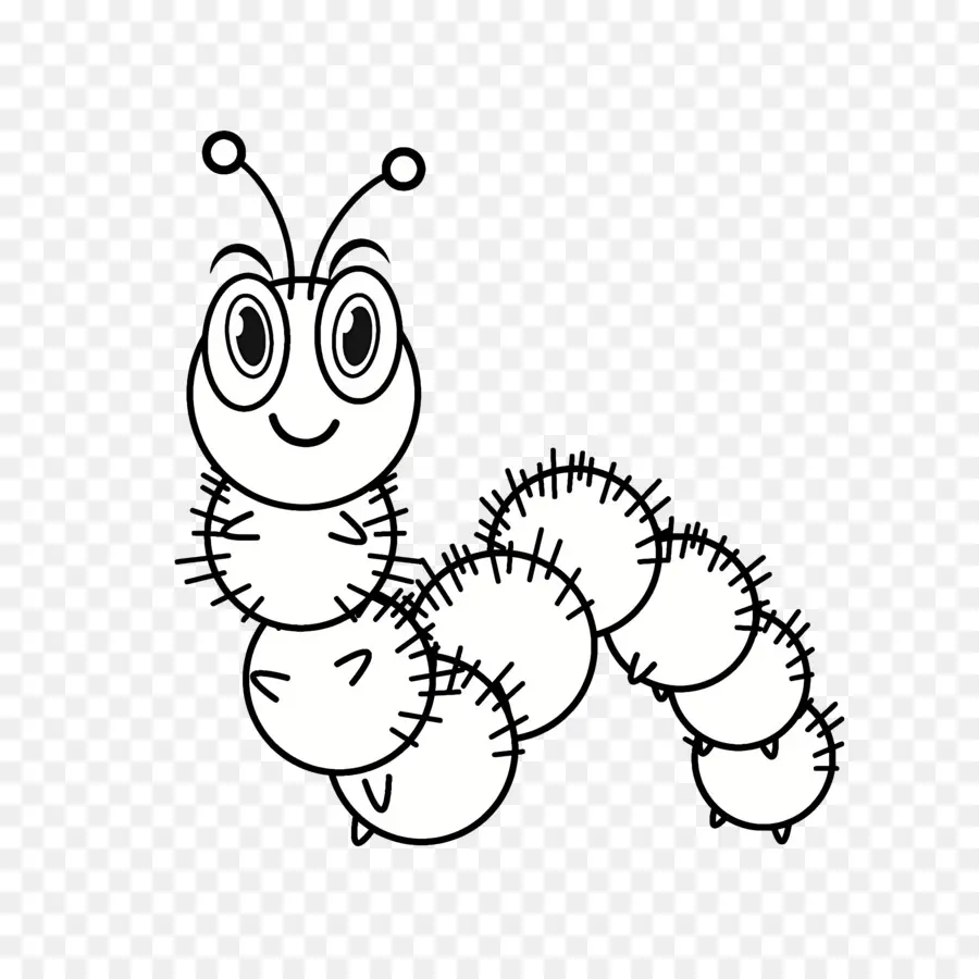 Dessin Animé Caterpillar，Mignon Bug PNG