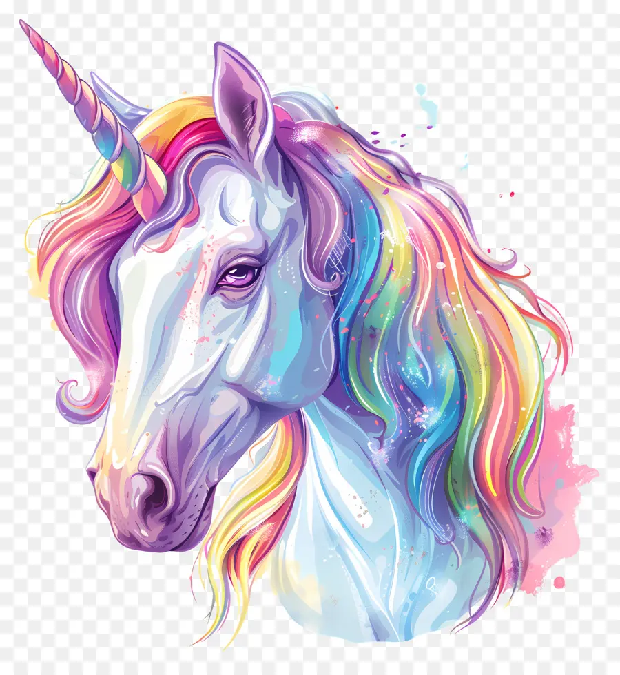 Licorne，Arc En Ciel PNG