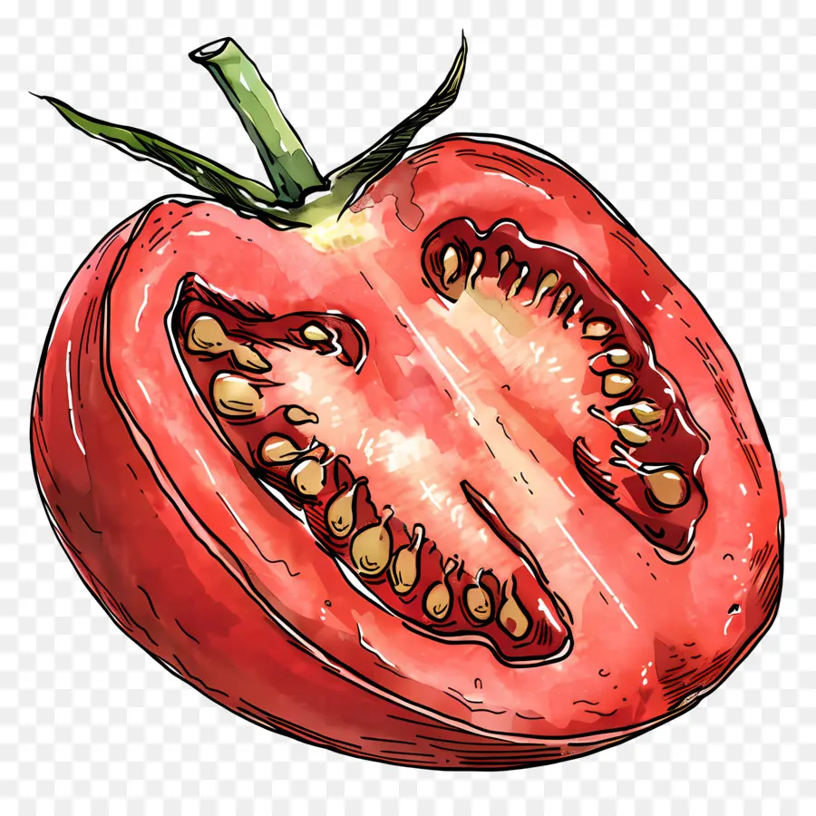 Tranche De Tomate，Tomate PNG