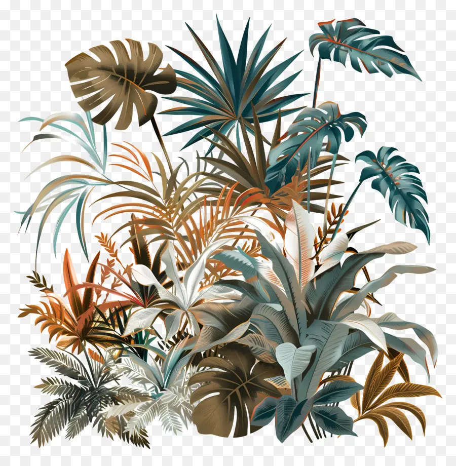 Jungle De Plantes，Plantes Tropicales PNG