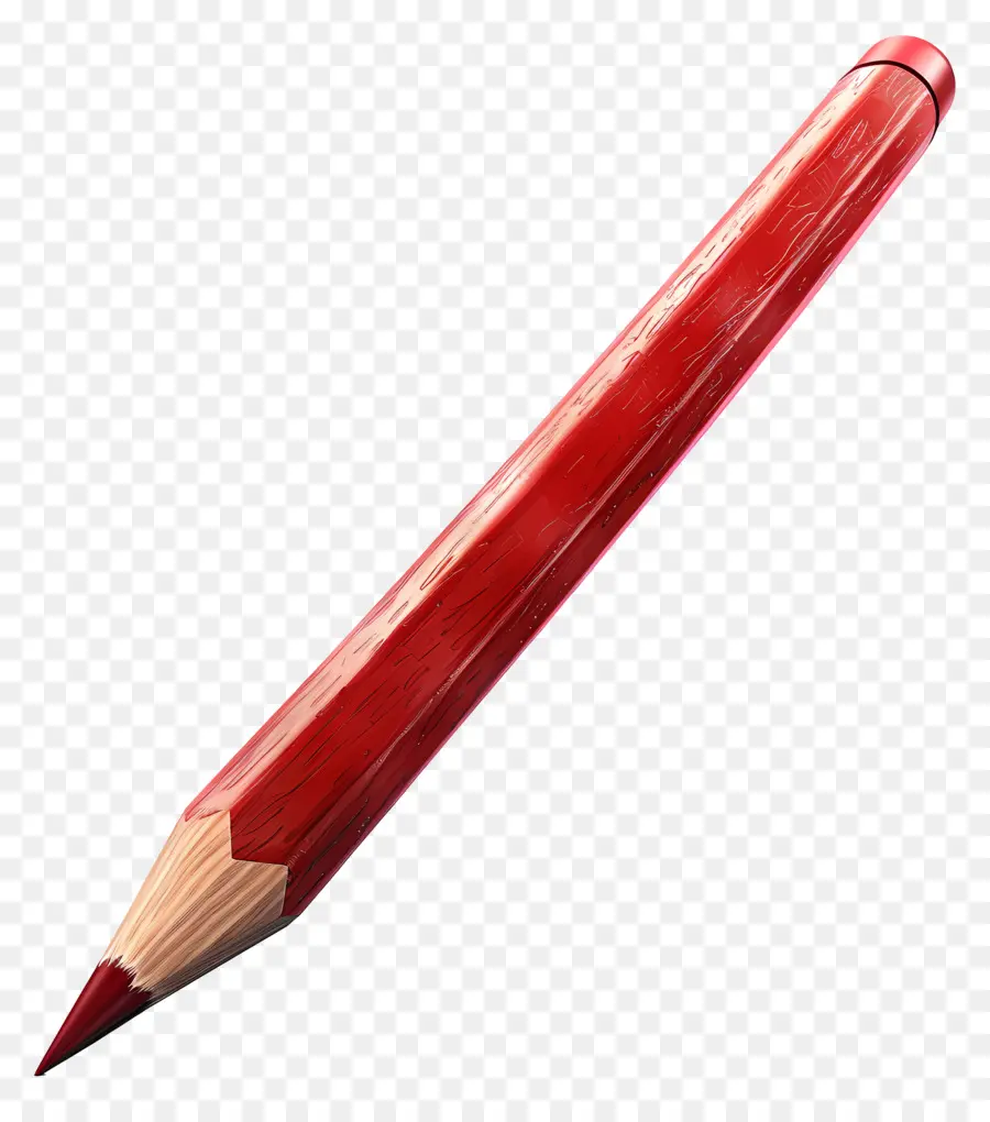 Crayon Rouge，Crayon En Bois PNG