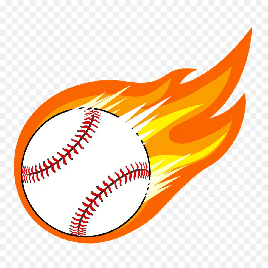 Baseball，Les Flammes PNG