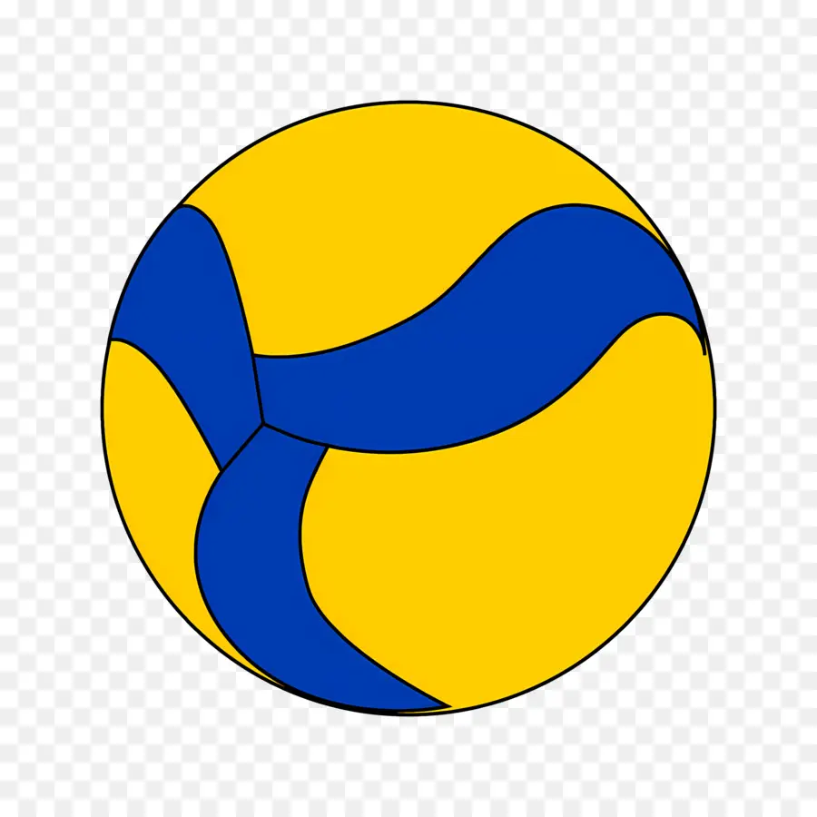 Volley Ball，Jaune PNG