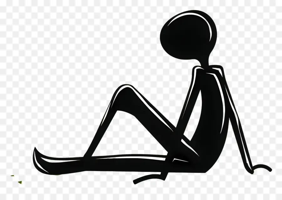 Stick Figure Relaxant，Figure De Bâton PNG