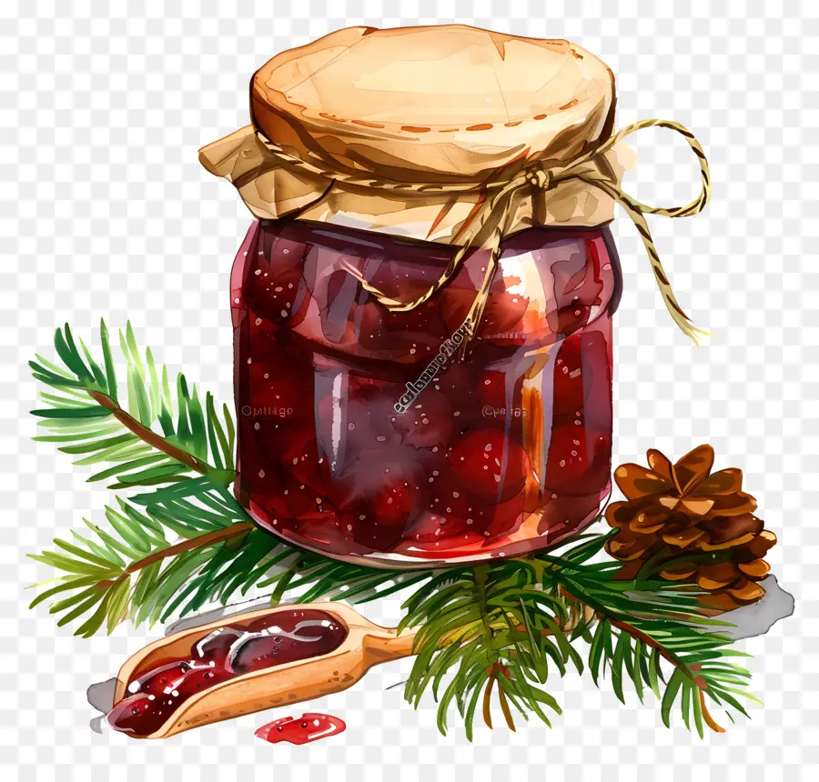 De La Confiture，Confiture De Canneberges PNG