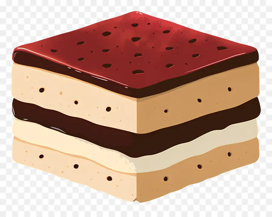 De Biscuits Graham，Gâteau Au Chocolat PNG