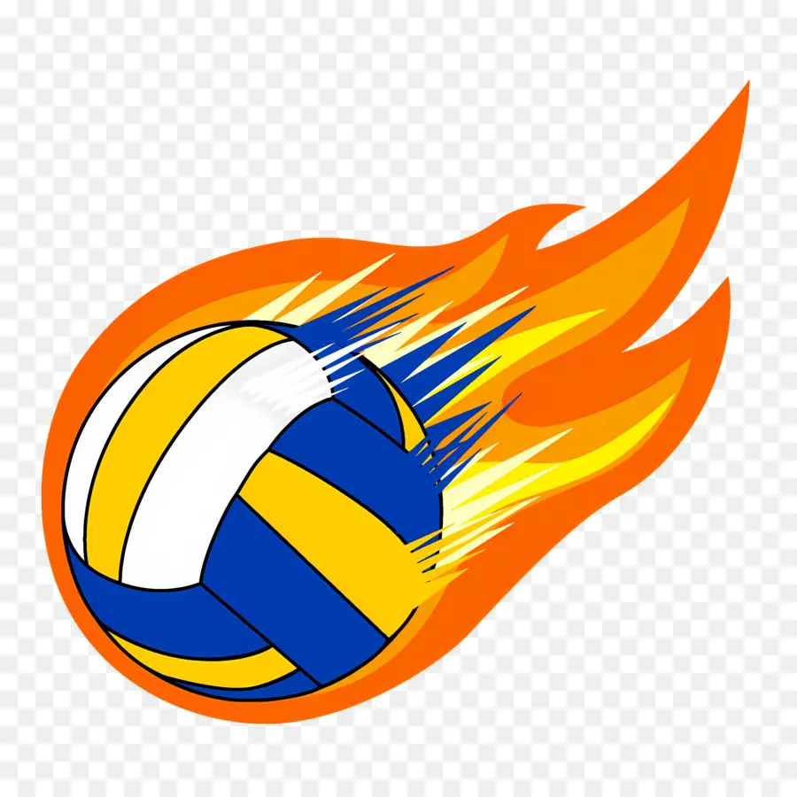 Volley Ball，Feu PNG