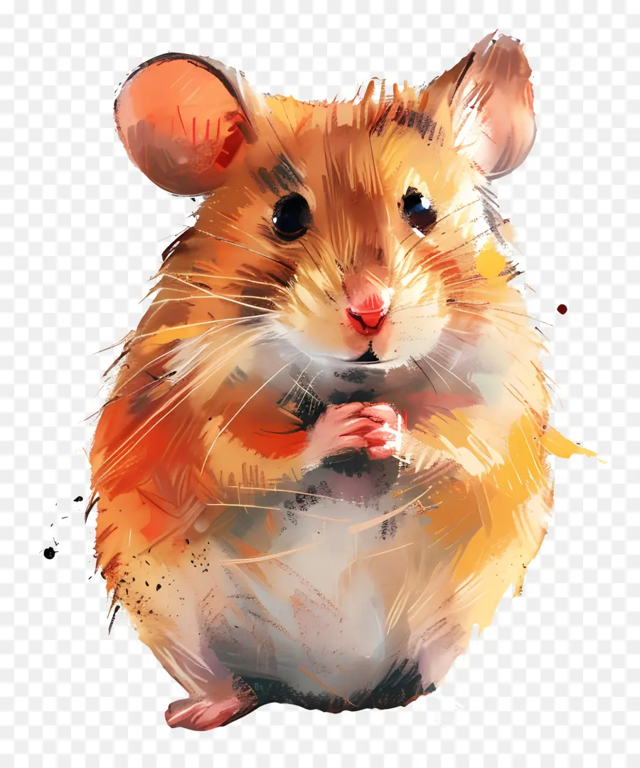 Mignon De La Souris，Peinture De Hamster PNG