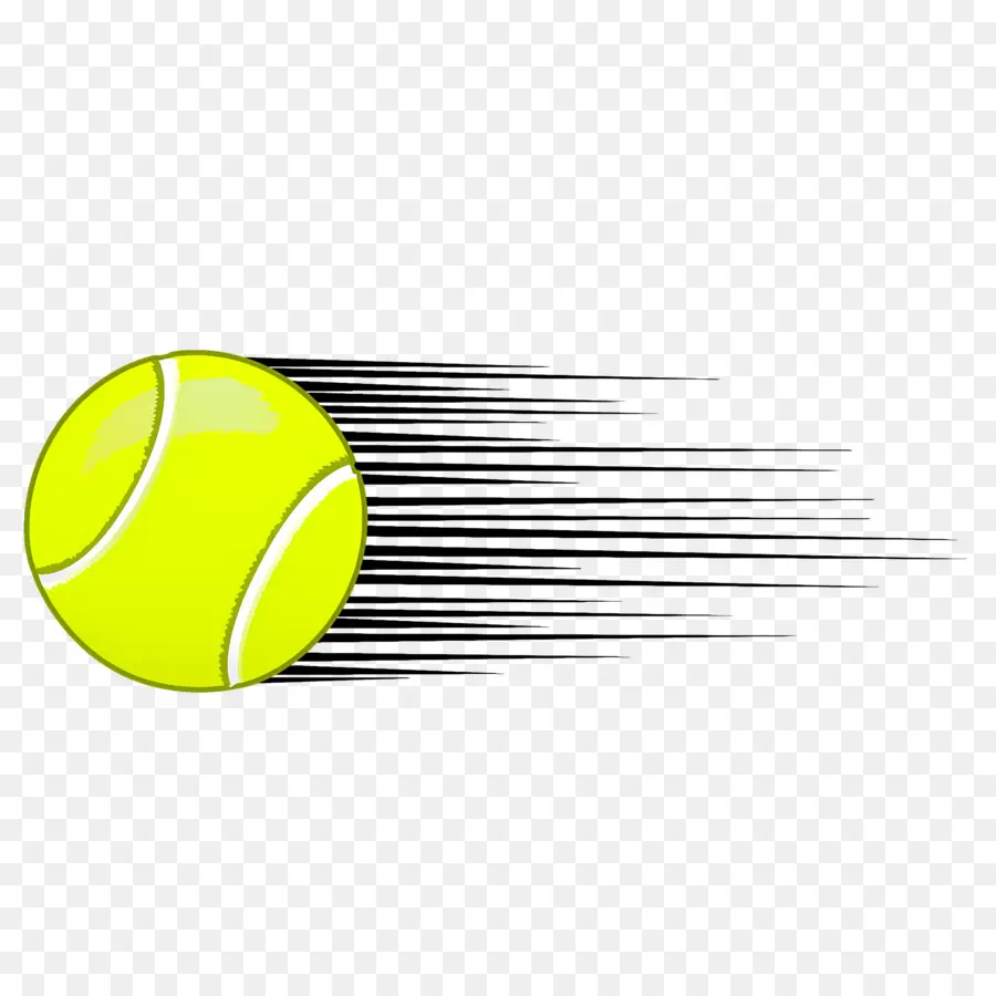 Balle De Tennis，Jaune PNG