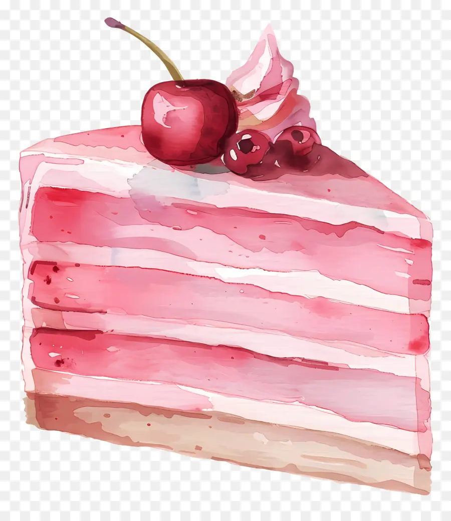 Gateau Rose，Gâteau En Couches Rose PNG