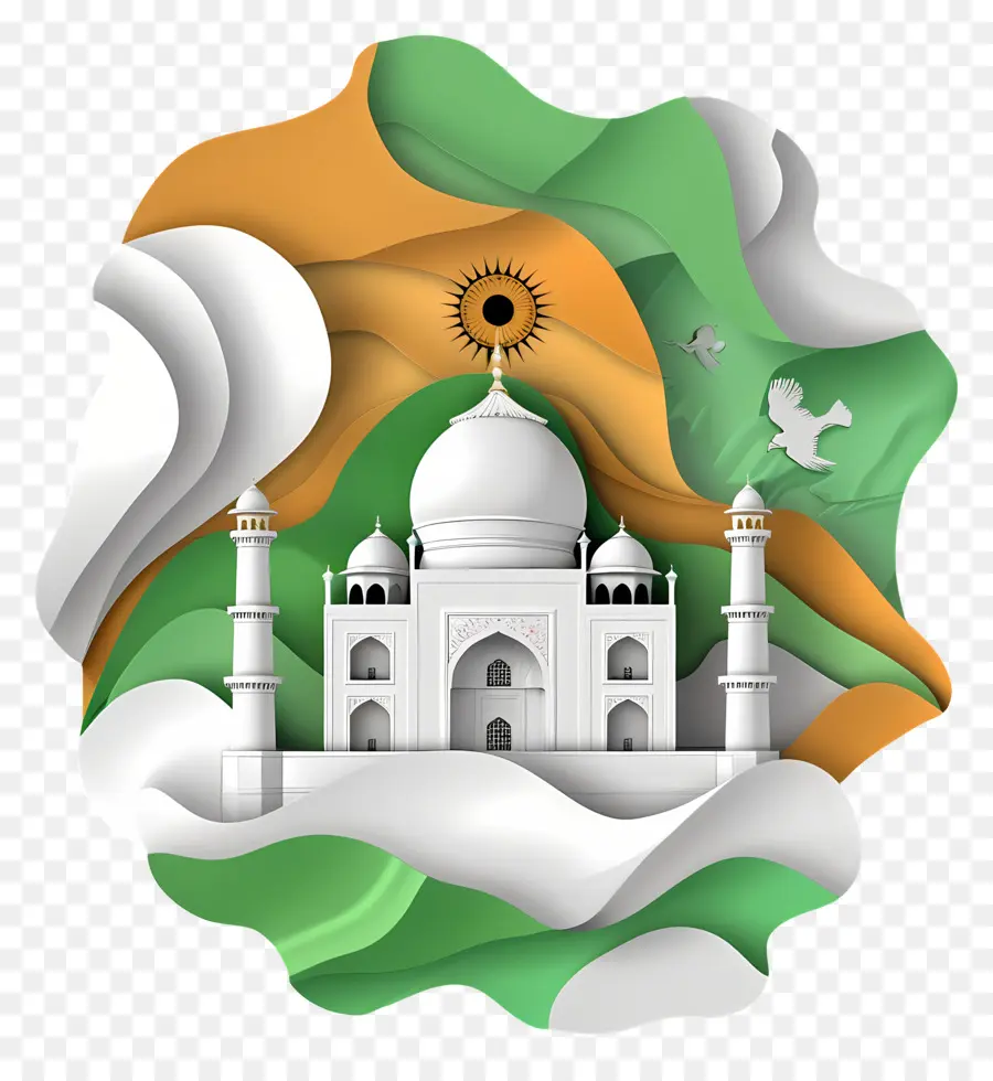 Indien，Taj Mahal PNG