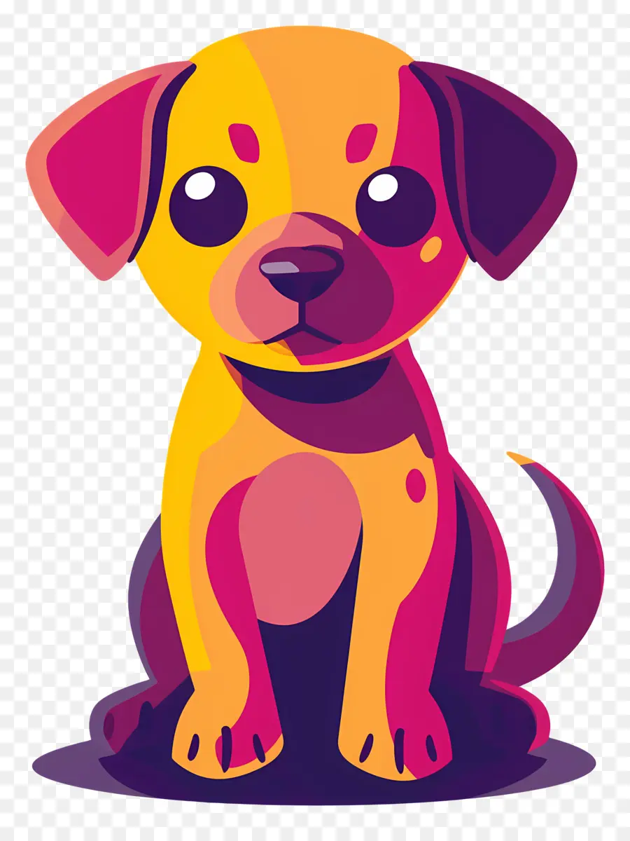 Le Chien De Bande Dessinée，De Grands Yeux PNG