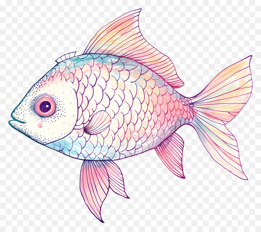 Les Poissons，Poissons Colorés PNG