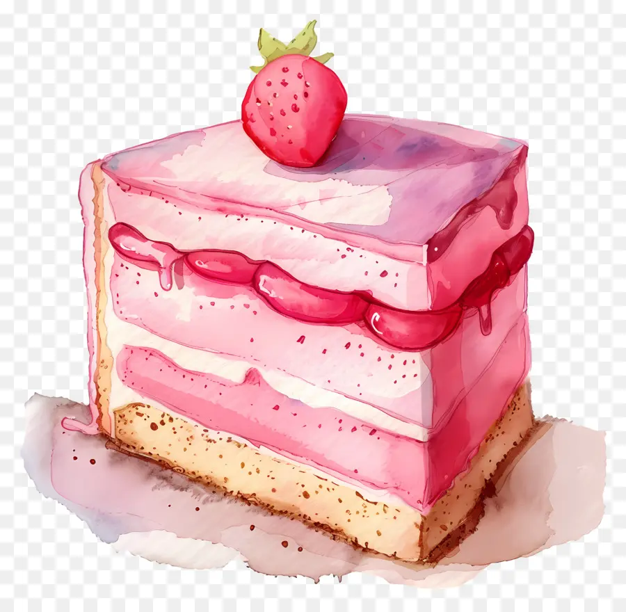 Gateau Rose，Gâteau De Couche PNG