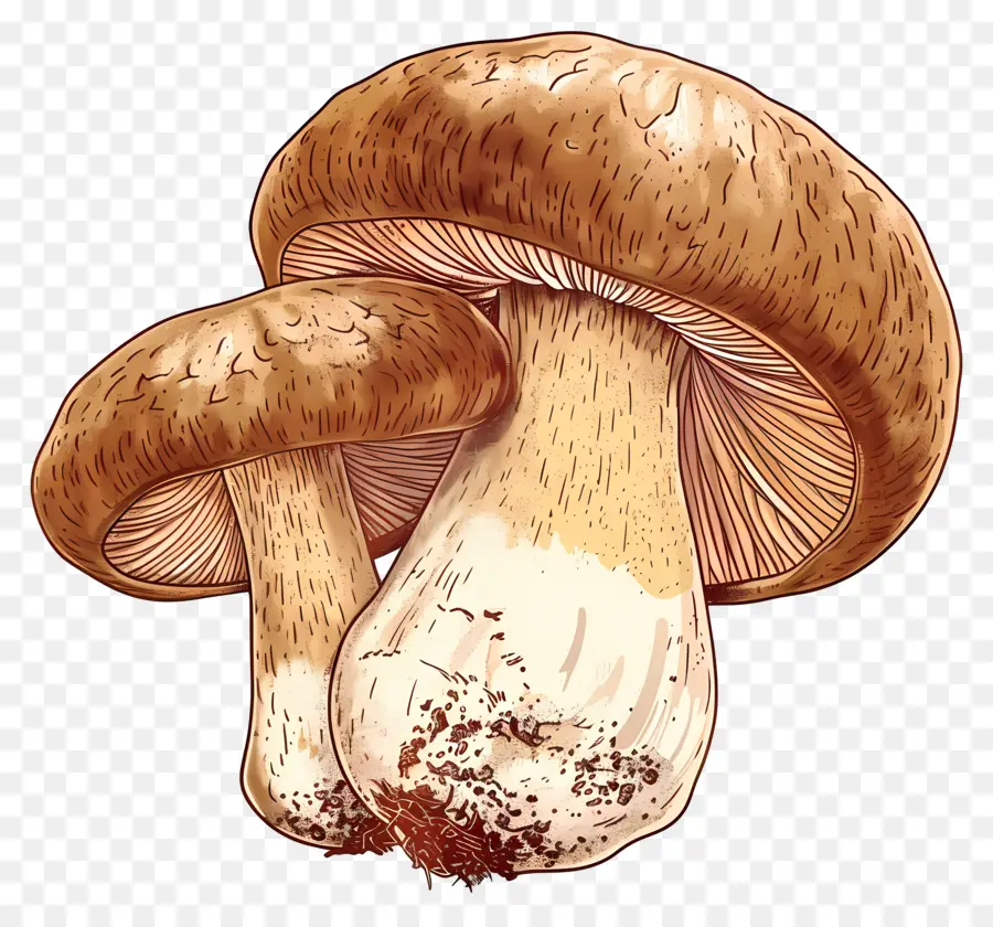 Champignons Porcins，Champignons Géants PNG