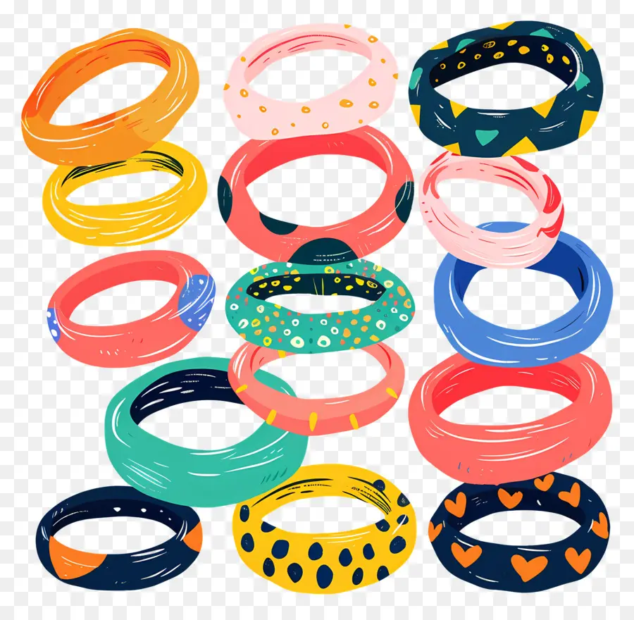 Anneaux，Bracelets PNG