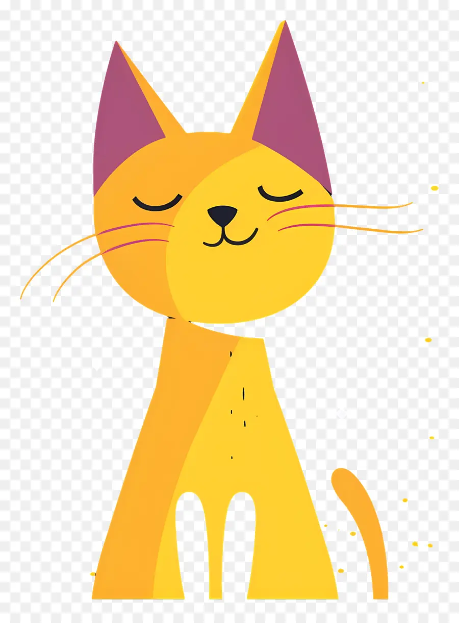 Chat De Dessin Animé，Chat PNG