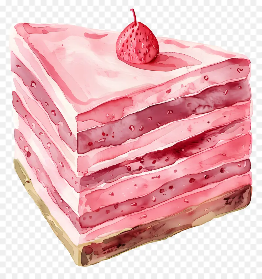 Gateau Rose，Rose Gâteau De Couche PNG