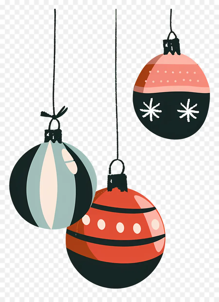 Boules De Noël，Des Décorations De Noël PNG