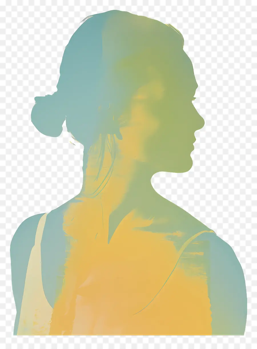 Femme Silhouette，Femme PNG