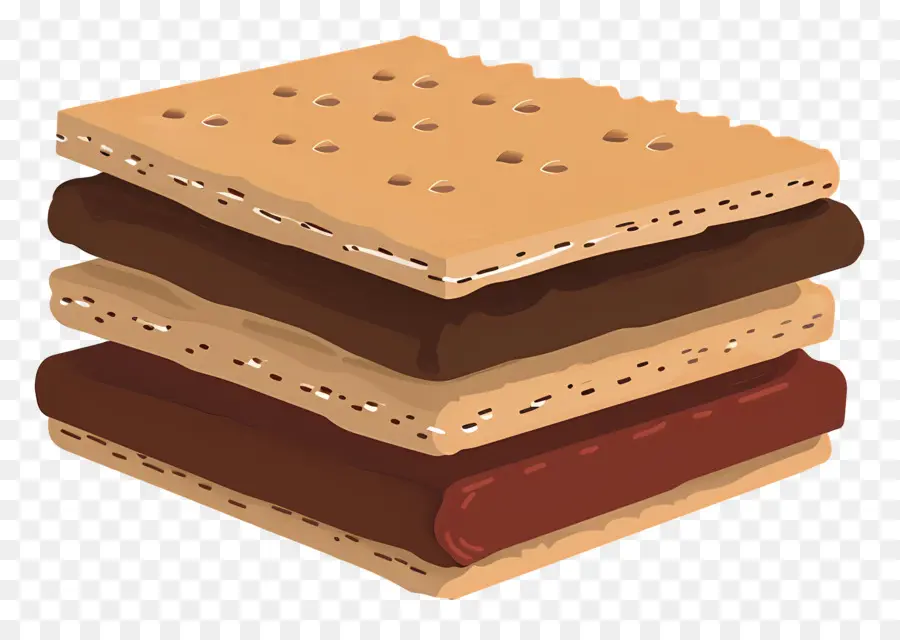 De Biscuits Graham，Smores PNG