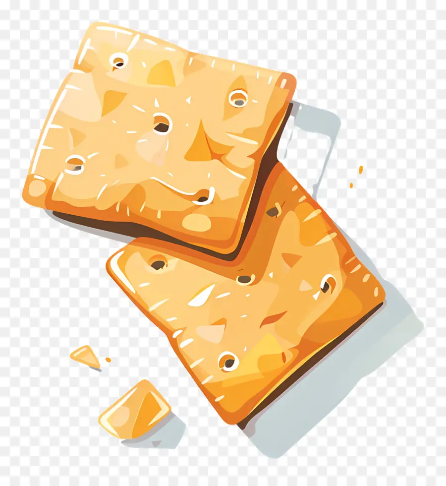 Biscuit Cracker，Craquelins Au Fromage PNG