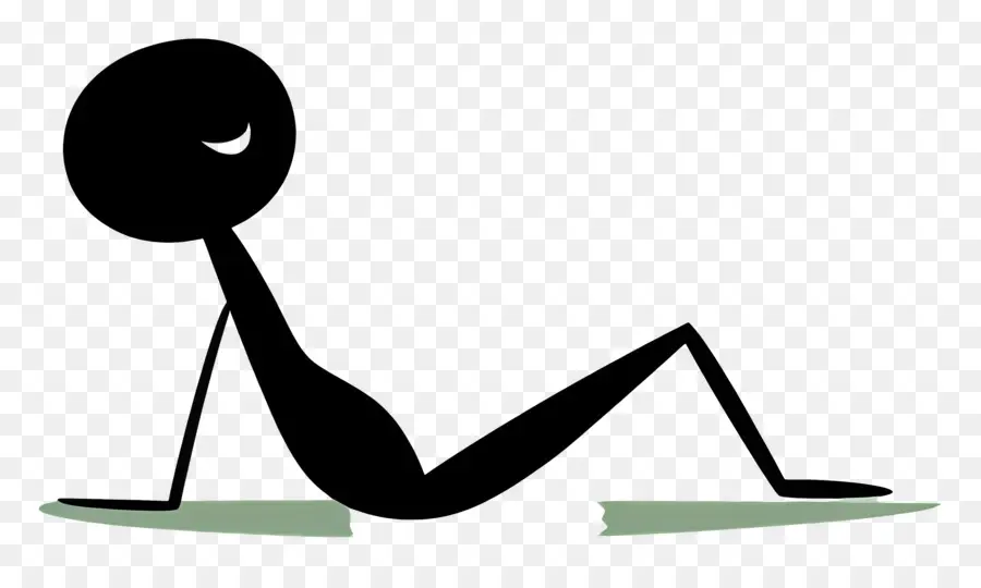 Stick Figure Relaxant，La Méditation PNG