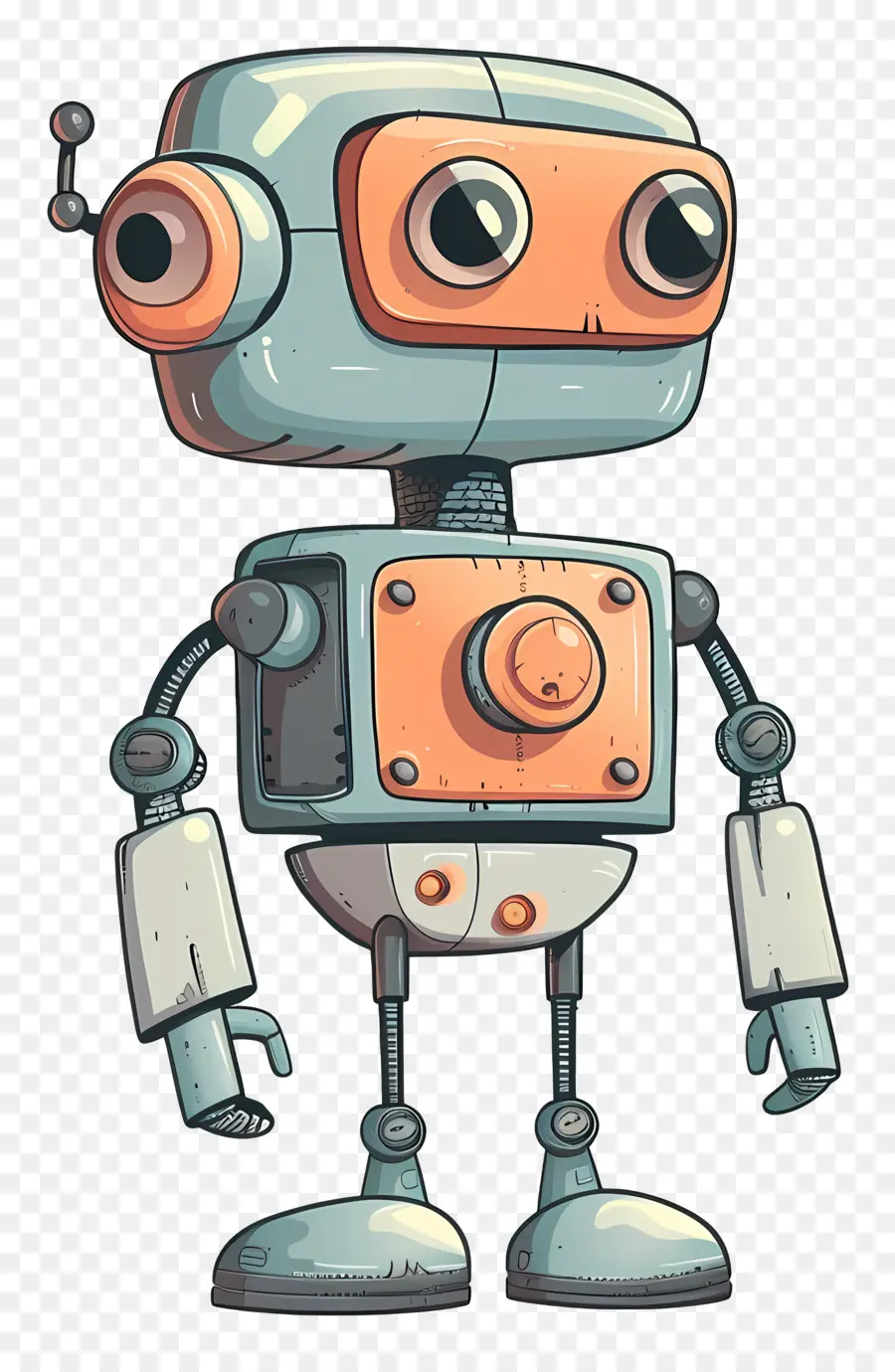 Robot，Robot De Dessin Animé PNG