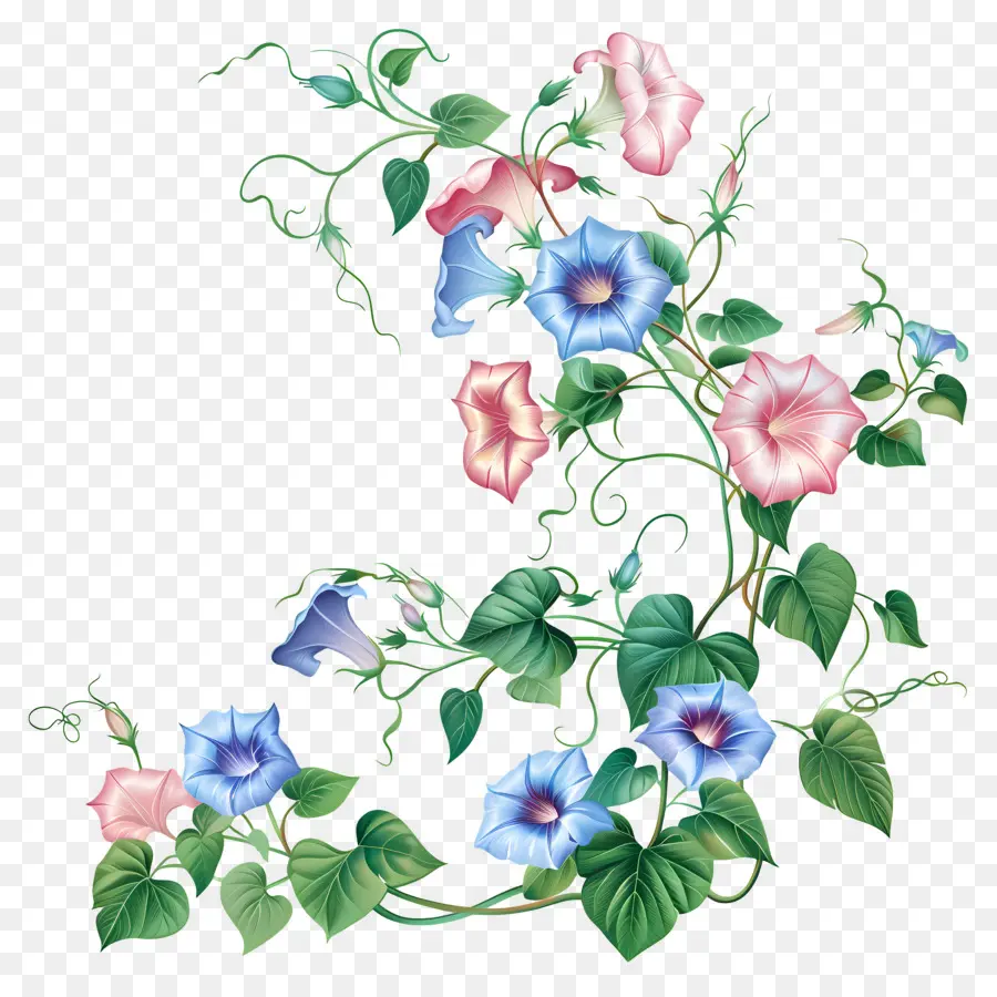 Gloire Du Matin，Arrangement De Fleurs PNG