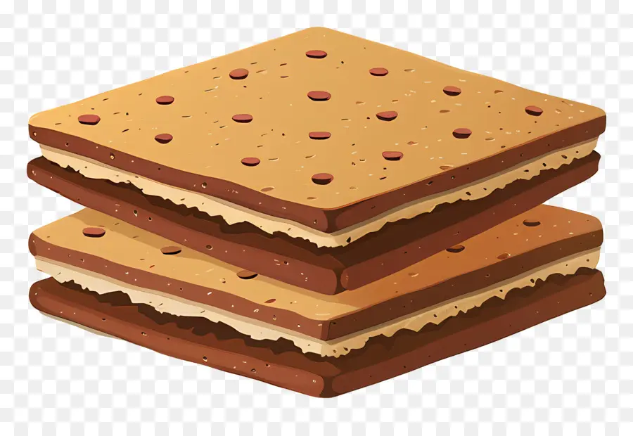 De Biscuits Graham，Chocolat Sandwich PNG