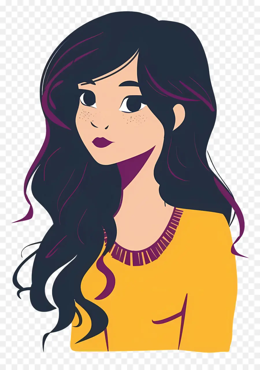 Fille De Dessin Animé，Fille PNG