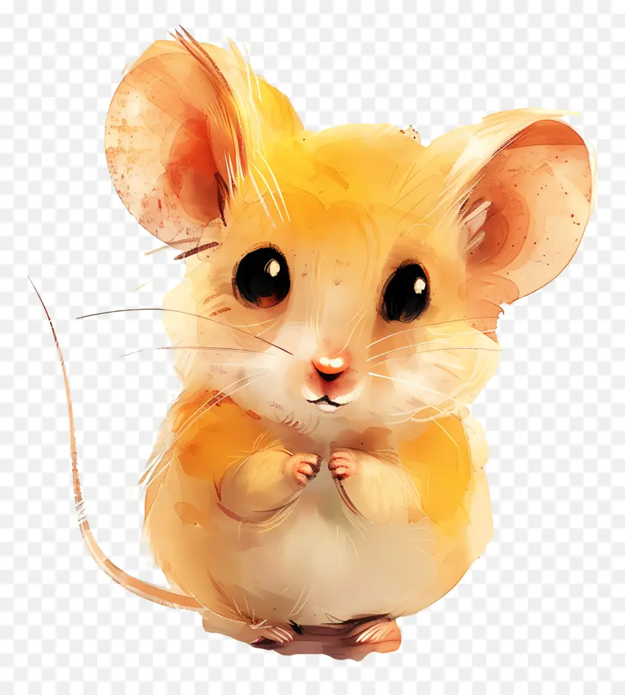 Mignon De La Souris，Gros Yeux Marrons PNG