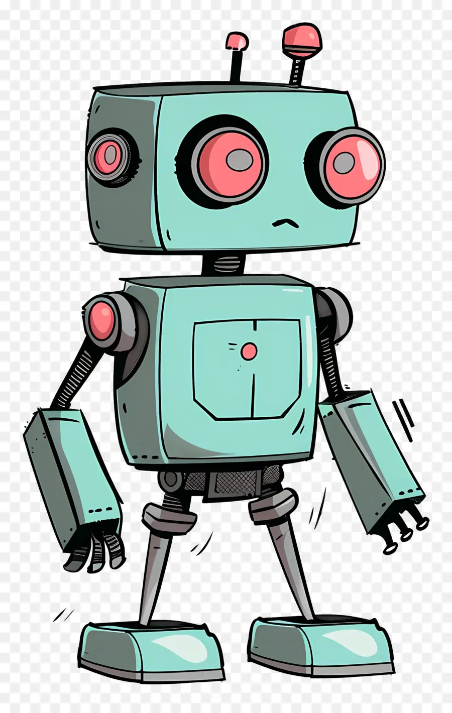 Robot，Robot De Dessin Animé PNG