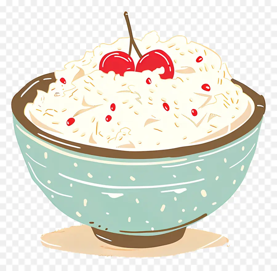 Pouding Au Riz，Crème Glacée à La Vanille PNG